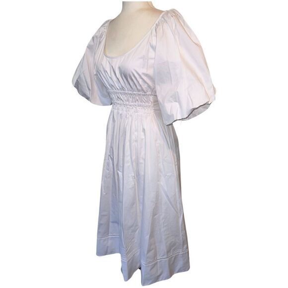 NWT Tory Burch Scoop Neck Dress in White Size 4 - Picture 4 of 10